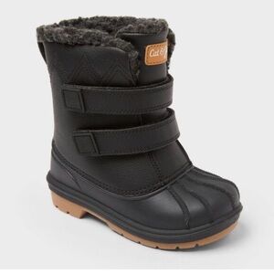 Cat & Jack - Toddler Denver Winter Boots - Cat & Jack Black 7 Black  NWT